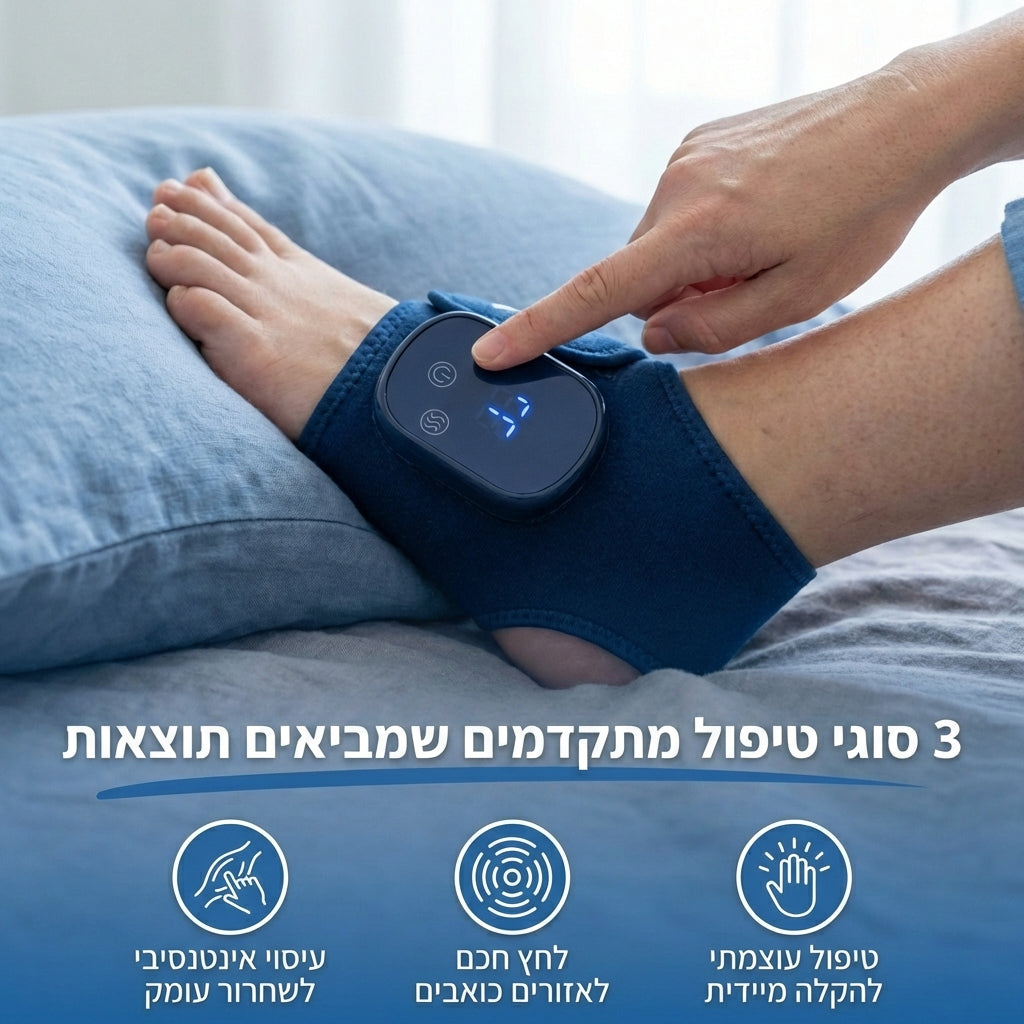 מכשיר עיסוי רגליים 3-ב-1 להקלה מיידית
